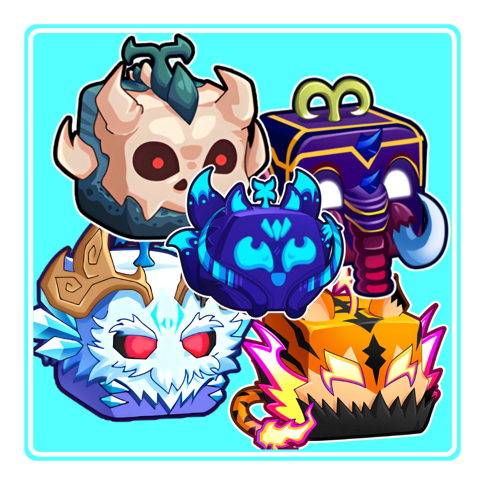🦊KITSUNE + ❄️YETI + 🐆TIGER + 🦣MAMUTE + 🦖TREX